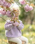 Organic Oversize Knit Pulli - Lavender