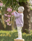 Organic Oversize Knit Pulli - Lavender
