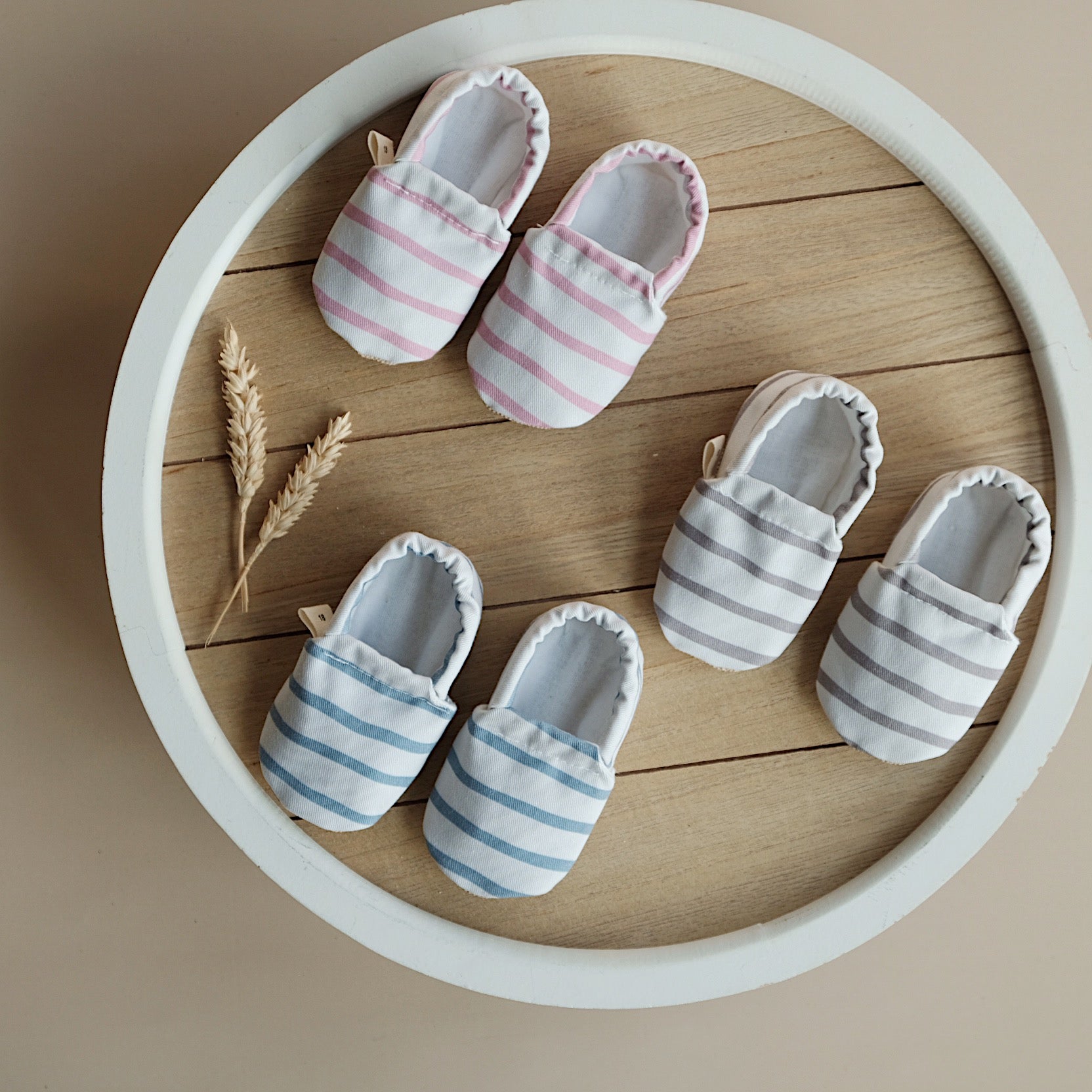 Vegan Shoes - Blue Striped