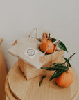 Organic Rib Beanie - Little Orange