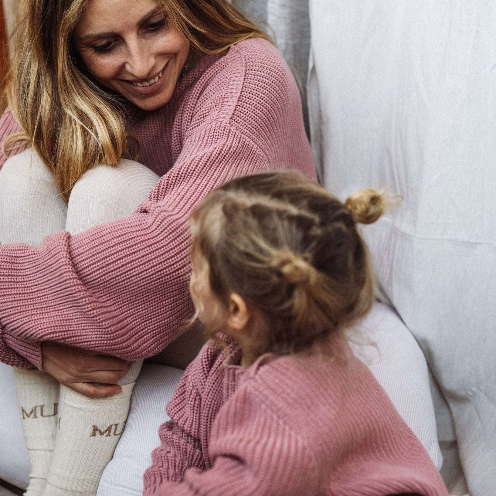 Organic Knit Pulli - MUM - Dusty Rose - REGULAR FIT