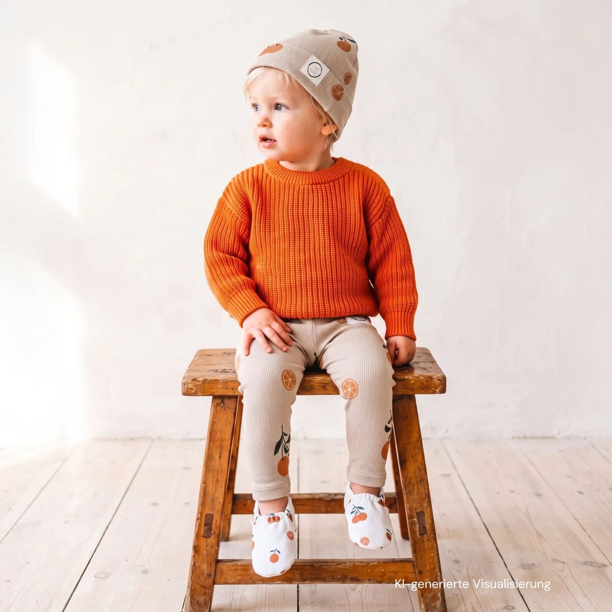 Vegan Shoes - Tiny Orange