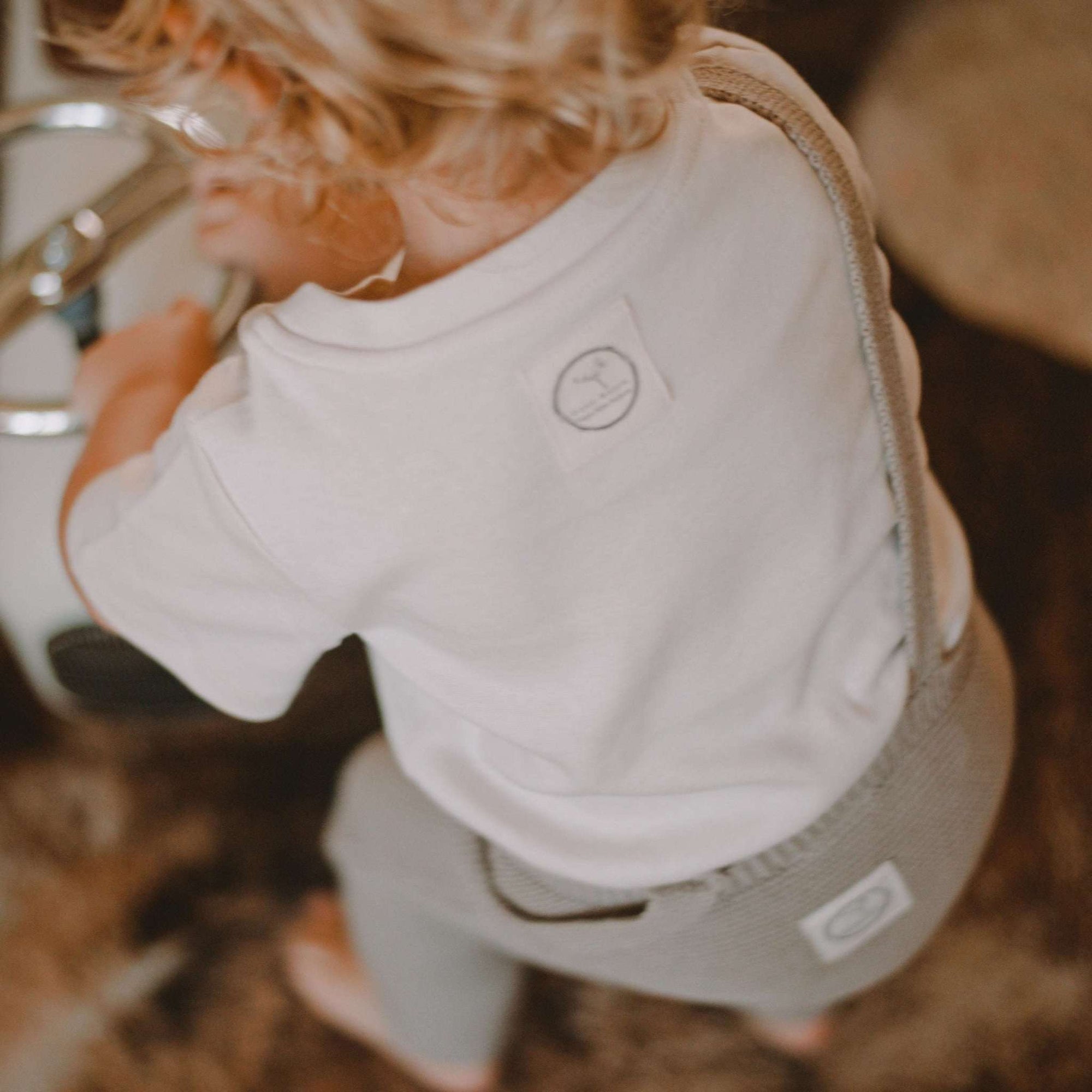 Organic Knit Dungarees - Caramel - SALE