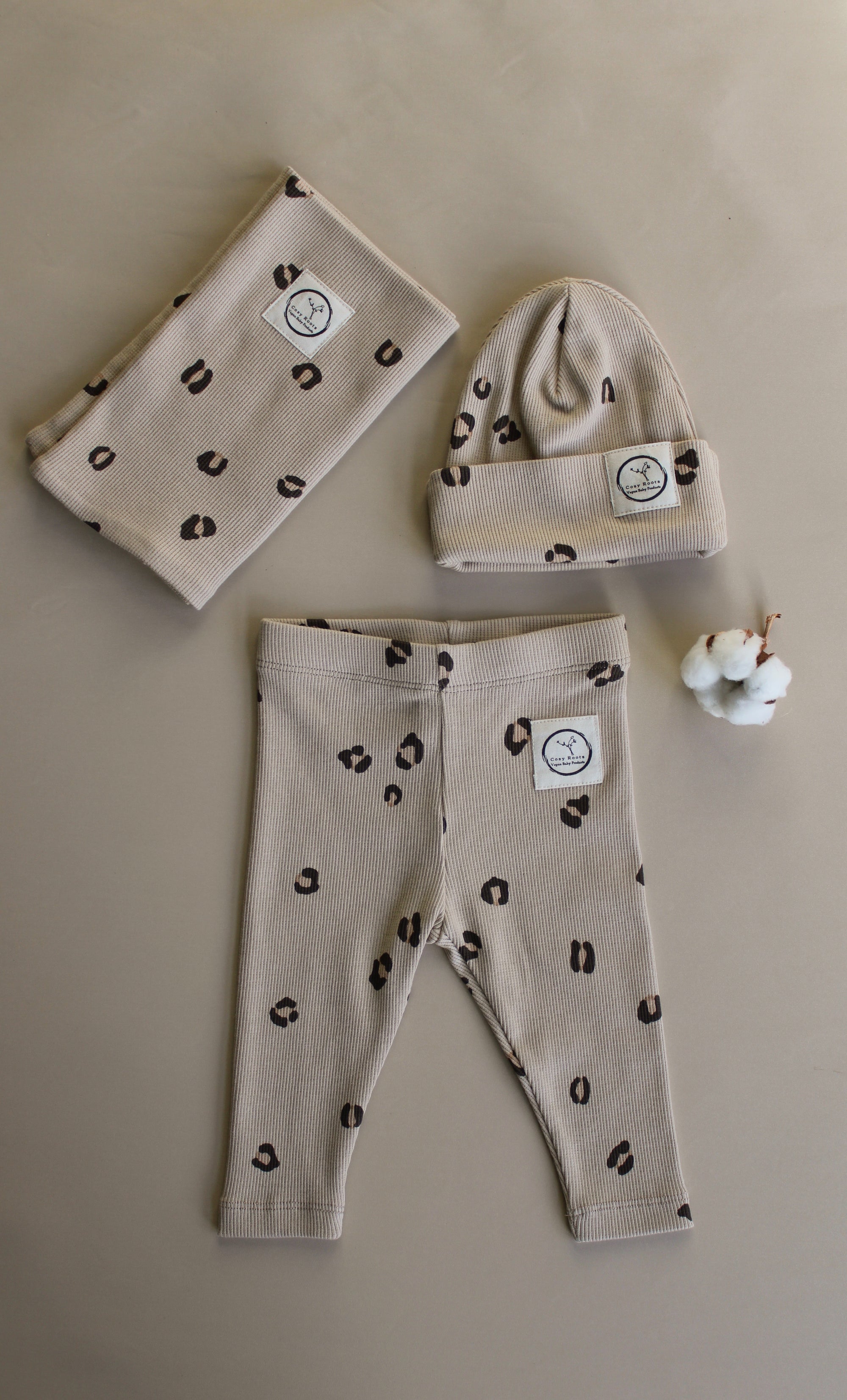 Organic Rib Leggings - Leo