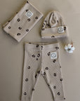 Organic Rib Leggings - Leo
