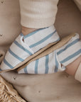 Vegan Shoes - Blue Striped