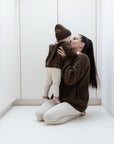 Organic Knit Pulli - MUM - Chocolate - REGULAR FIT