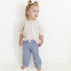 Organic Lounge Pants - Navy Striped