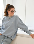 Family Sweatshirt -  MUM - Dusty Blue - Forever Bonded