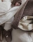 Organic Teddy Mum Bag - Mocha - SALE