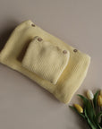 Organic Oversize Knit Pulli - Lemon Tonic
