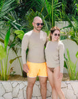 Sustainable DAD UV Shirt - Caramel (UV STANDARD 801)
