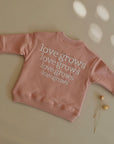 Family Sweatshirt - Dusty Rose - Love Grows