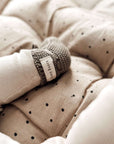 Organic Knit Booties - Khaki - S A L E