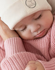 Organic Oversize Knit Pulli - Candy Pink