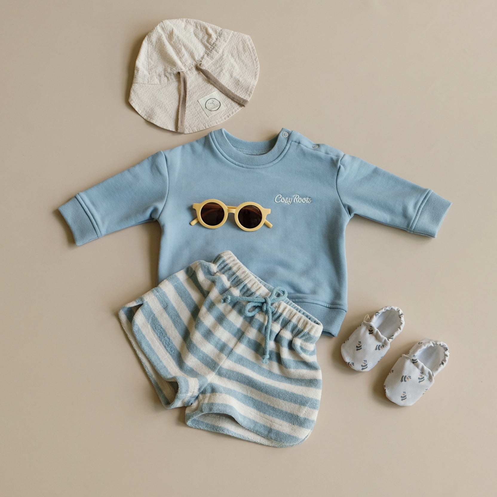 Family Sweatshirt - Dusty Blue - Forever Bonded