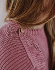 Organic Knit Pulli - MUM - Dusty Rose - REGULAR FIT