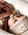 Organic Knit Dungarees - Dusty Rose - SALE