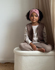 Organic Knit Headband - Dusty Rose