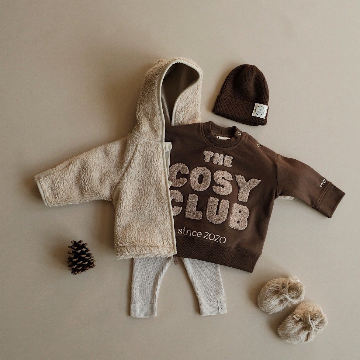 Family Sweatshirt - Chocolate Brown - The Cosy Club