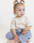 Organic Lounge Pants - Navy Striped