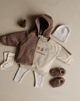 GOTS Organic Family Sweatshirt - Oatmilk - Cosy Winter