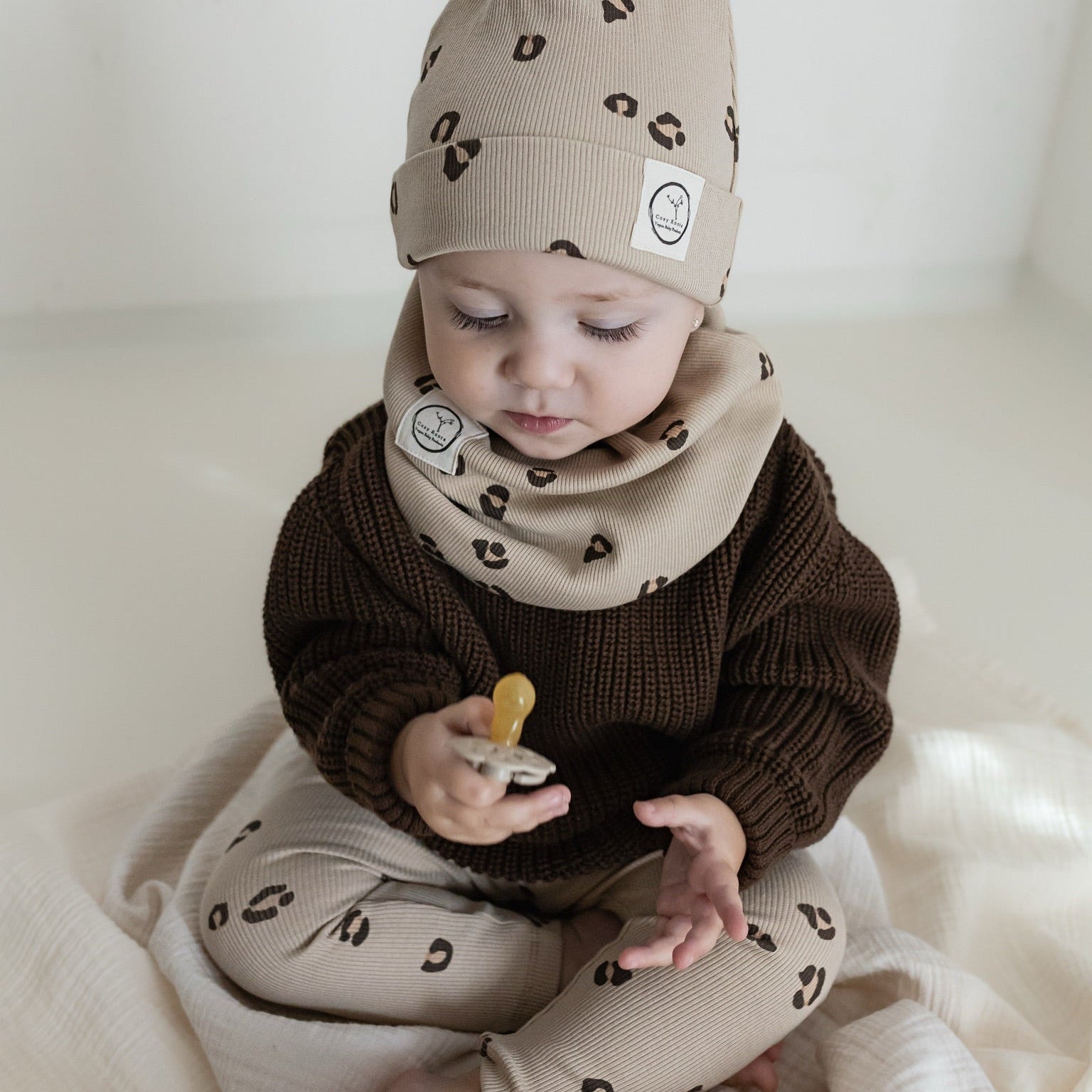 Organic Rib Scarf - Leo