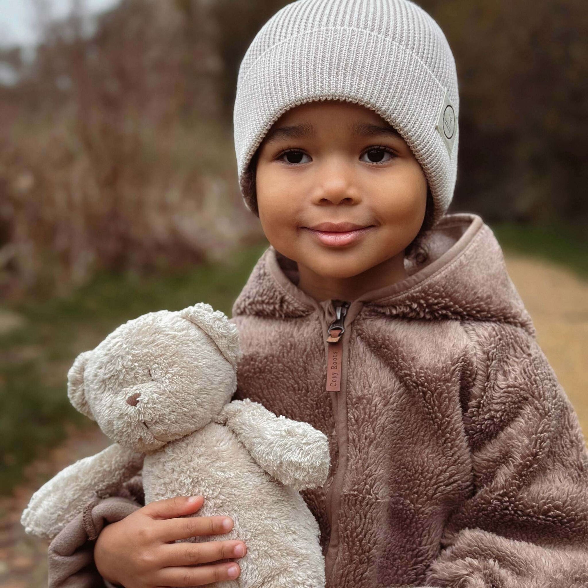 Organic Teddy Jacket - Mocha - SALE