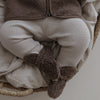 Organic Knit Leggings - Sand