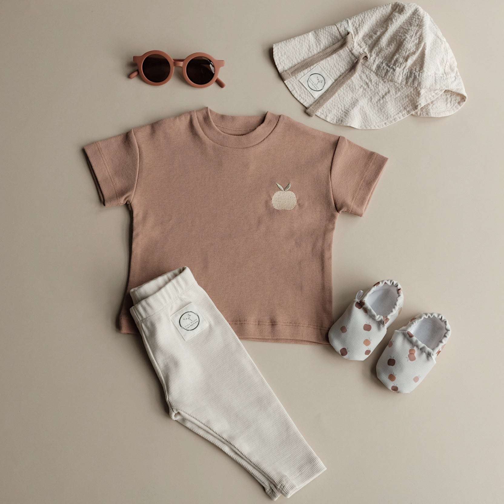 Organic Oversize Shirt - Walnut Apple - SALE