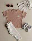 Organic Oversize Shirt - Walnut Apple - SALE
