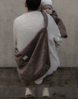 Organic Teddy Mum Bag - Mocha - SALE