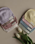 Organic Thin Knit Beanie - Dusty Rose