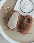 Vegan Shoes - Cosy Roots - Teddy Shoes - Chocolate