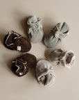 Organic Nicky Booties - Caramel