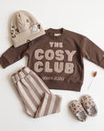 GOTS Organic Lounge Pants - Caramel Striped