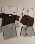 Organic Summer Knit Shorts - Sand