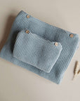 Organic Knit Pulli - MUM - Dusty Blue - SALE - OVERSIZE FIT