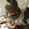 Organic Knit Scarf - Khaki