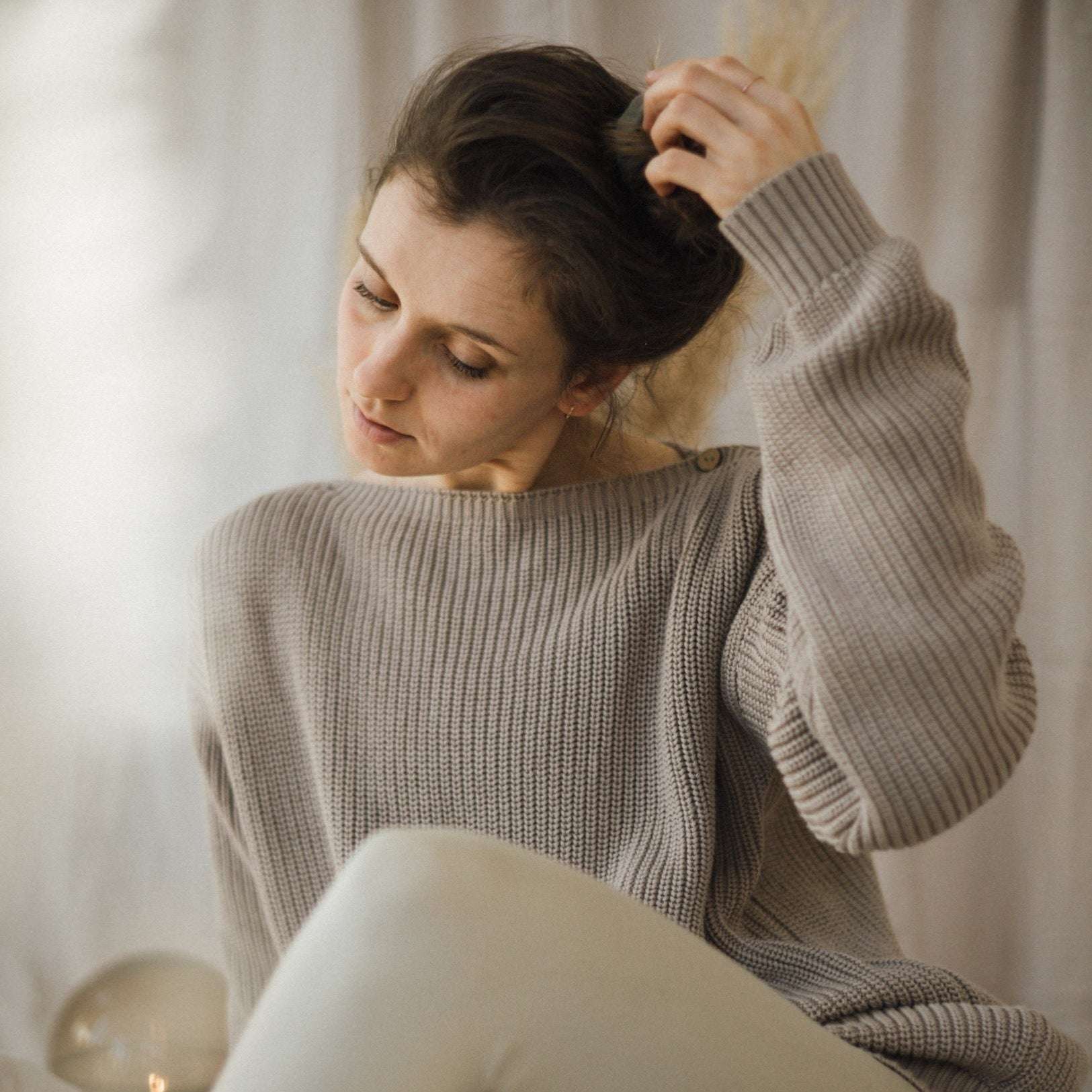 Organic Knit Pulli - MUM - Caramel - REGULAR FIT