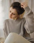 Organic Knit Pulli - MUM - Caramel - REGULAR FIT