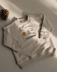 GOTS Organic Family Sweatshirt - Oatmilk - Cosy Winter