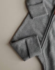 Organic Fleece Overall - Dark Grey Melange - SALE