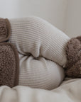 Organic Knit Leggings - Sand