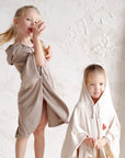 Organic UV Poncho - Caramel - UPF50+