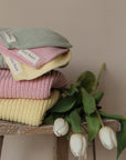 Organic Thin Knit Beanie - Lemon Tonic