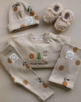 GOTS Organic Family Sweatshirt - Oatmilk - Cosy Winter