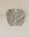 Organic Knit Cardigan - Khaki - SALE