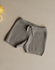 Organic Summer Knit Shorts - Khaki