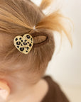Hair Clips - Leo Hearts - Pack of 2